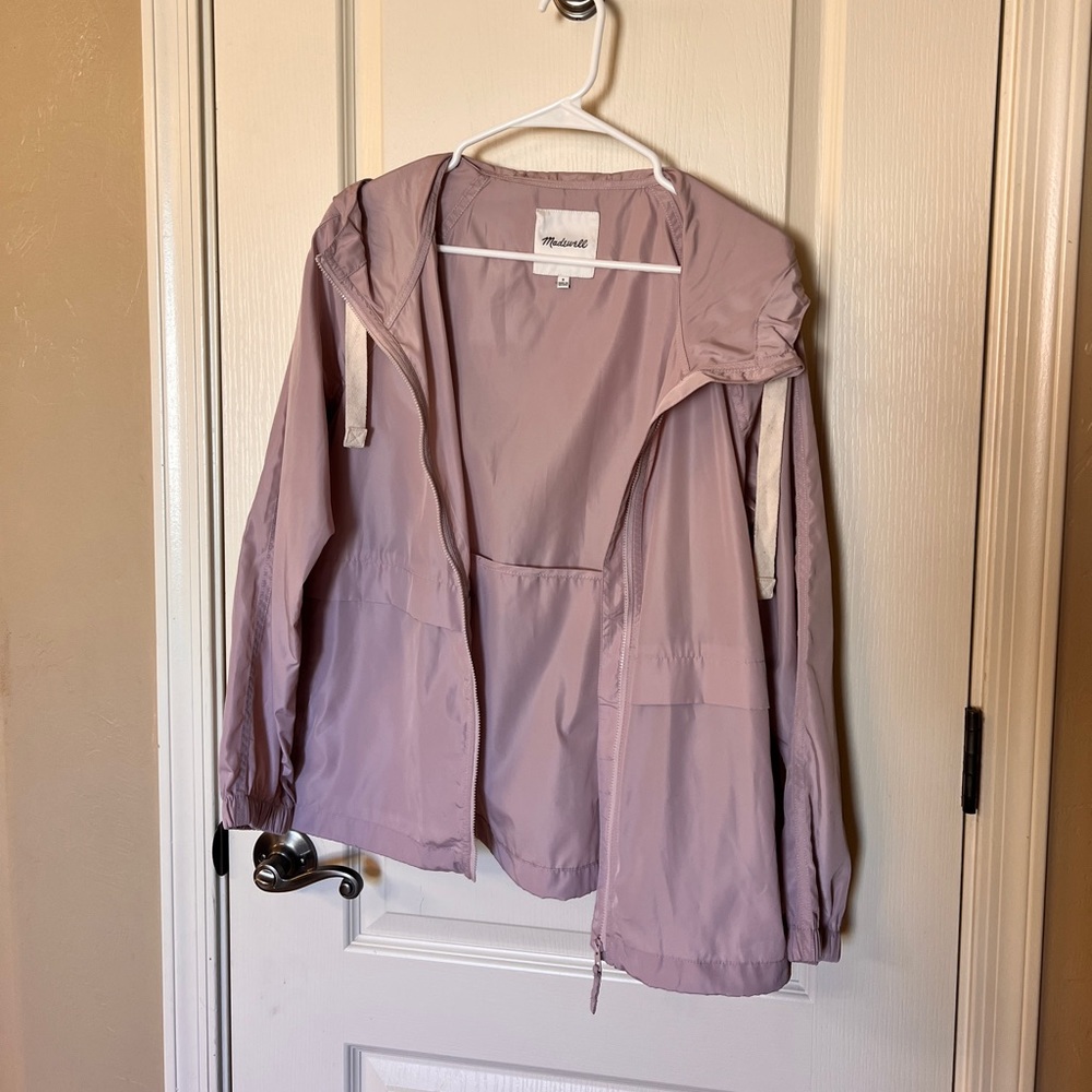 Madewell Lilac Rain Jacket, size s, EUC